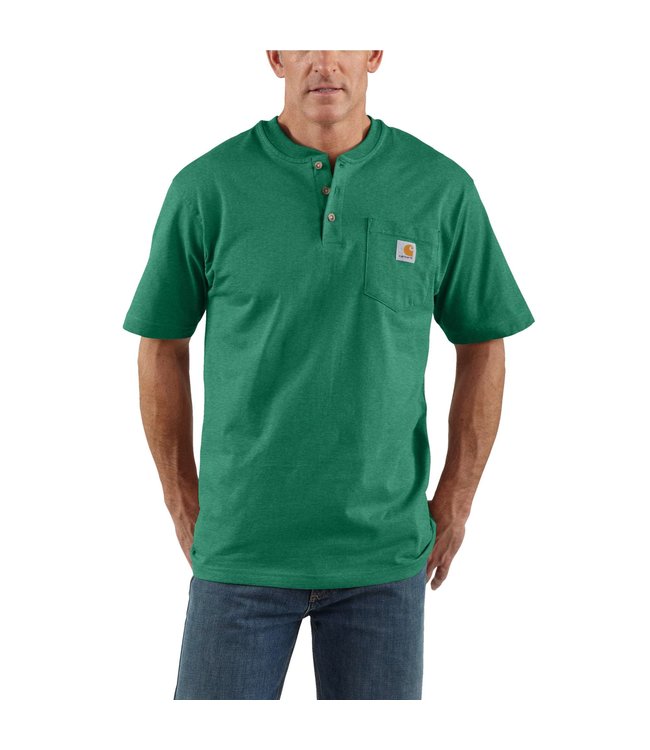 Carhartt Men's Short Sleeve Workwear Henley T-Shirt K84