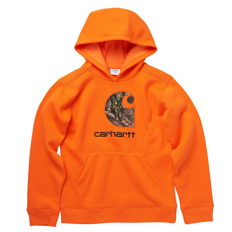 Carhartt Boy s Fleece Long Sleeve Brandmark Sweatshirt Traditions Clothing Gift Shop