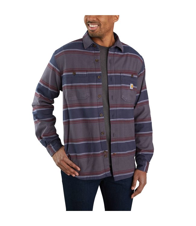 Midweight Flannel Fleece-Lined Shirt 