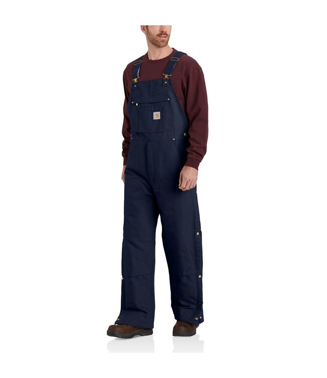 Carhartt Men's Loose Fit Firm Duck Insulated Bib Overall 104393