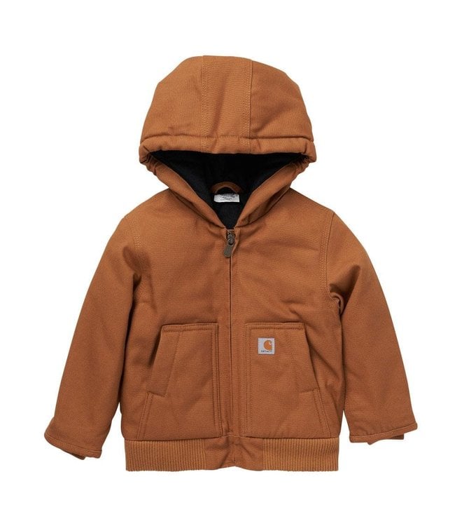 Carhartt Boy's Infant/Toddler Canvas Insulated Hooded Active Jacket CP8552