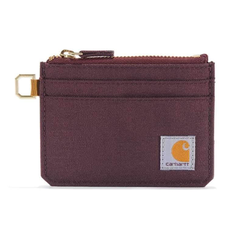 Carhartt Women's Nylon Duck Zippered Card Keeper Wallet