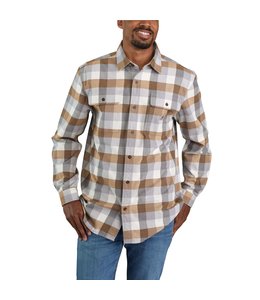 Carhartt Men's Original Fit Heavyweight Flannel Long-Sleeve Plaid Shirt 105078
