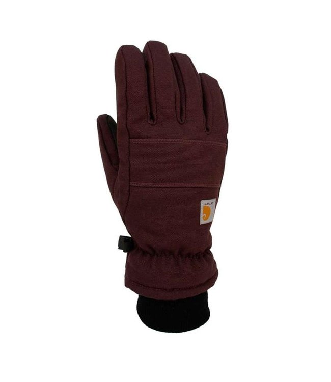 Carhartt Women's Insulated Duck/Synthetic Leather Knit Cuff Glove GL0781W
