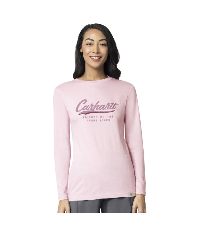 Carhartt Women's Crewneck Long Sleeve Graphic Tee C37105
