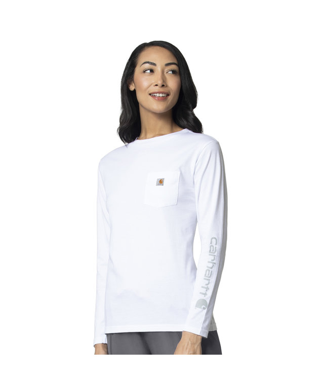 Carhartt Women's Sub-Scrubs Long-Sleeve Pocket Tee C37305