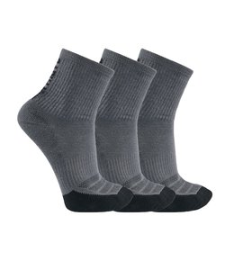 Carhartt Men's Force® Midweight Logo Short Crew Sock 3-Pack SS9933M