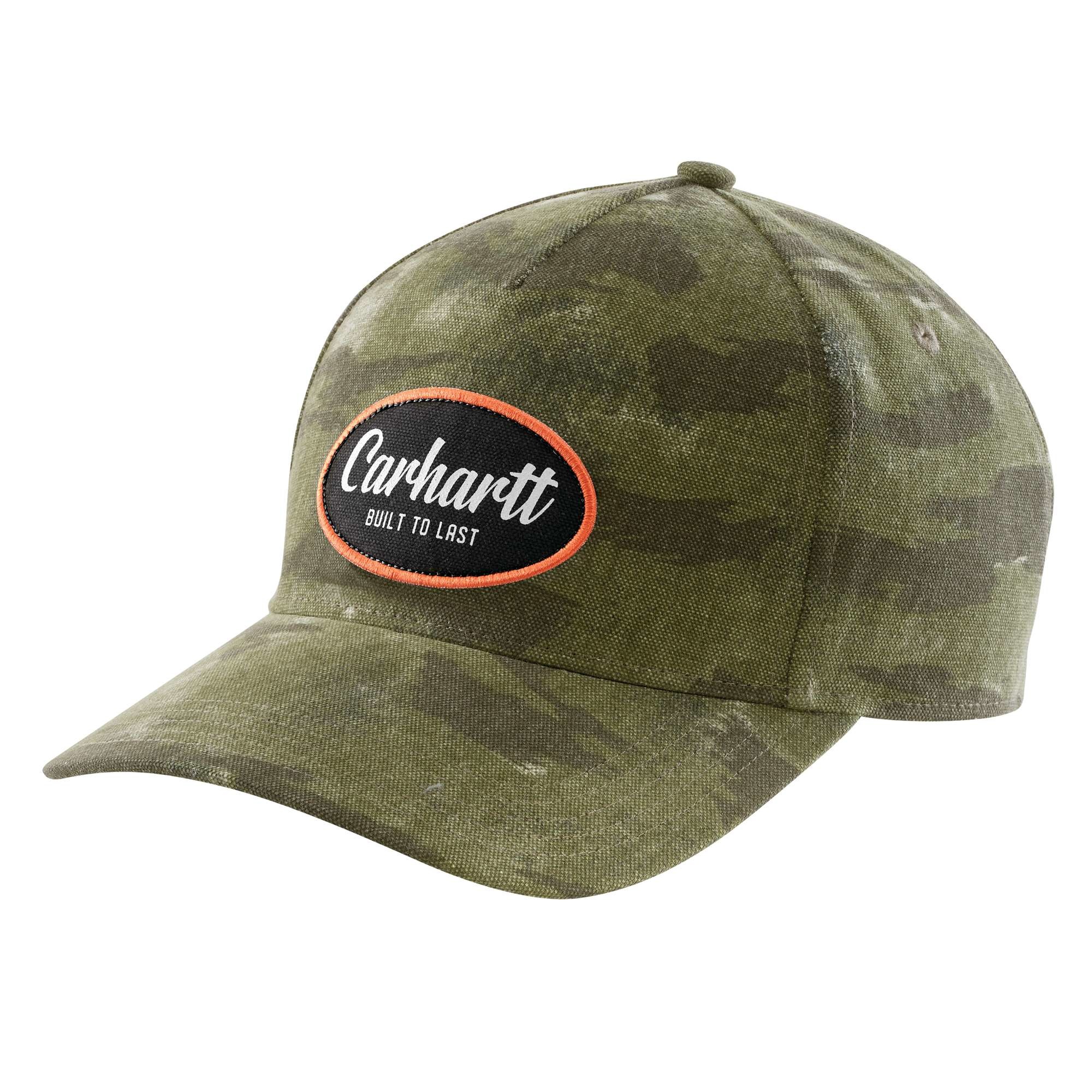 Carhartt Men's Firm Duck Flat Brim Cap