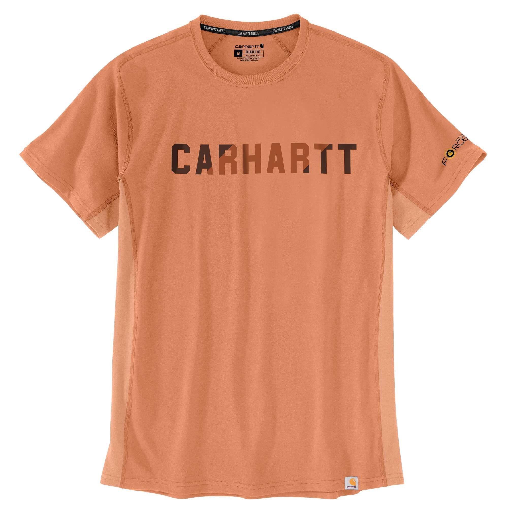 Carhartt FORCE Series 104616-HA4-M T-Shirt, M, Cotton/Pol