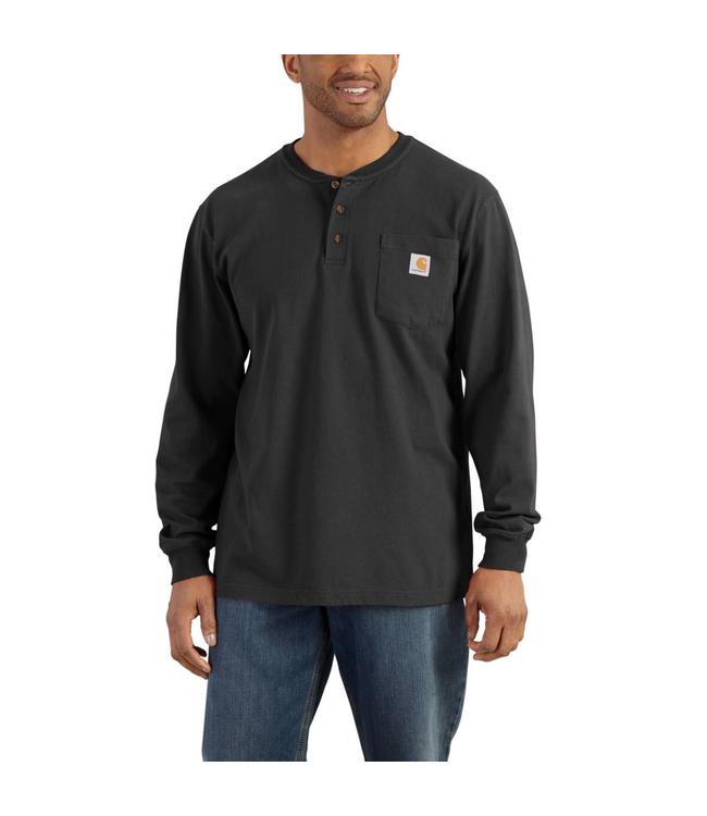 Carhartt Men's Workwear Long-Sleeve Henley T-Shirt K128