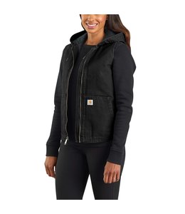 Carhartt Women's Washed Duck Insulated Hooded Vest 104026