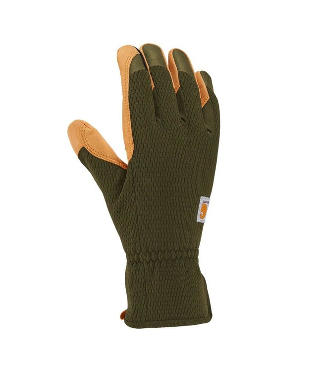 Carhartt Women's High Dexterity Padded Palm Touch Sensitive Long Cuff Glove GD0795W