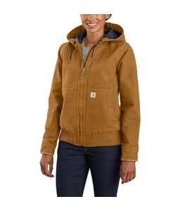 Carhartt Women's Loose Fit Washed Duck Insulated Active Jac 104053