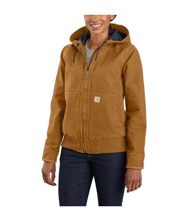 Women's Loose Fit Washed Duck Insulated Active Jac 104053