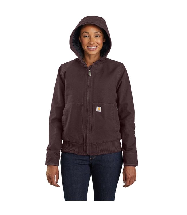 Carhartt Women's Loose Fit Washed Duck Insulated Active Jac ...