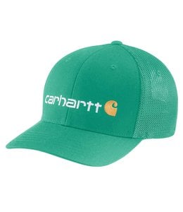 Carhartt Men's Rugged Flex® Fitted Canvas Mesh-Back Graphic Cap 105353