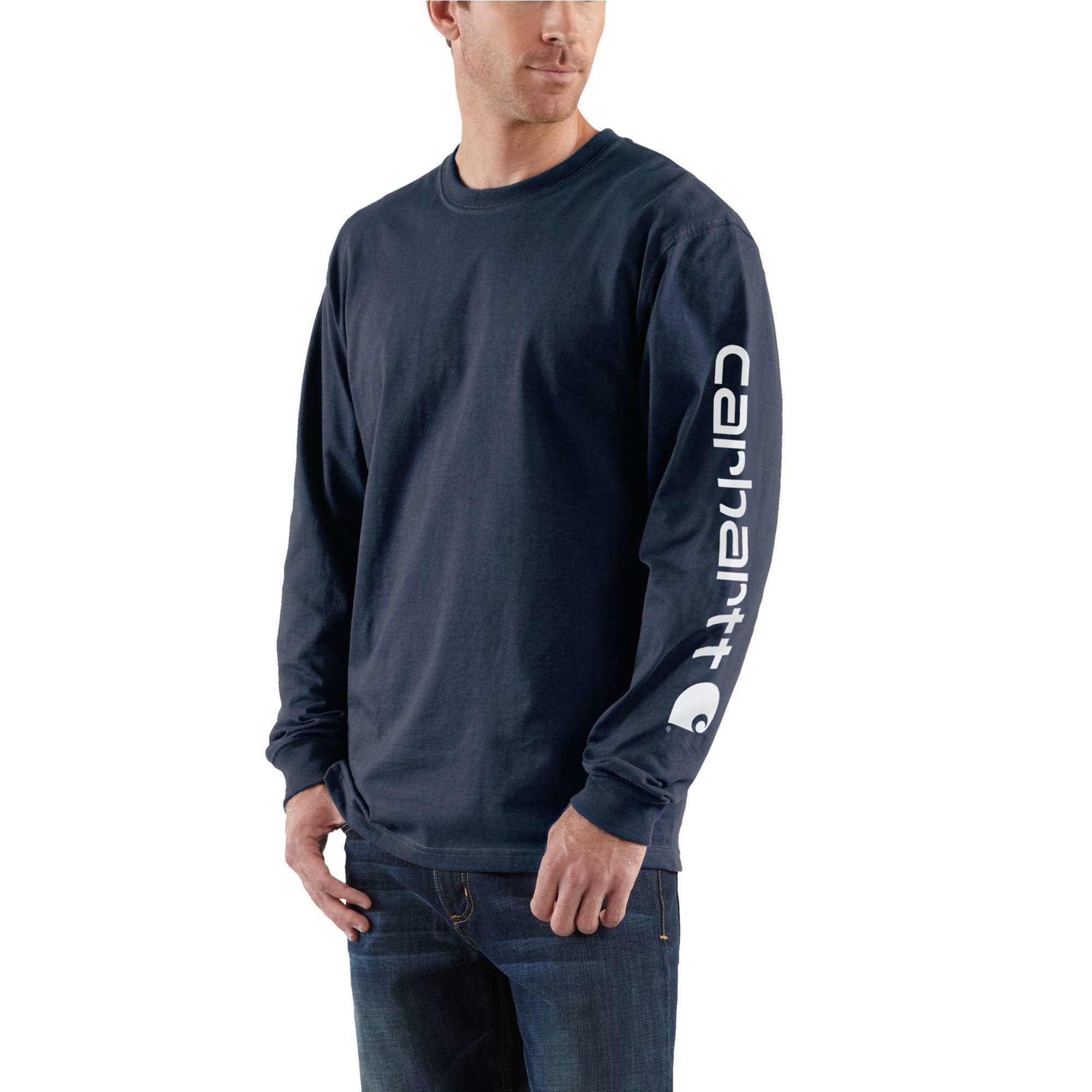 Men's Workwear Long-Sleeve Graphic Logo T-Shirt K231