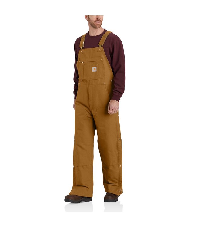 Carhartt Men's Loose Fit Firm Duck Insulated Bib Overall 104393