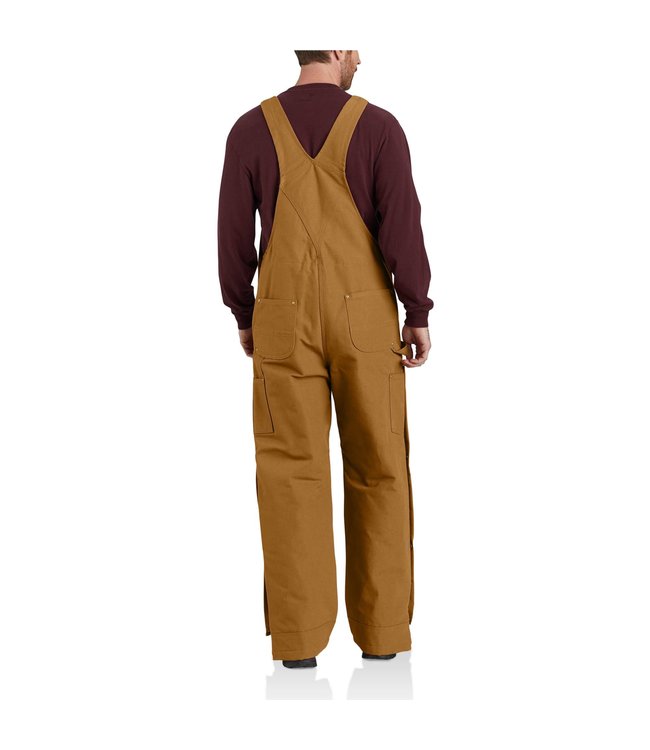 Carhartt Men's Loose Fit Firm Duck Insulated Bib Overall 104393