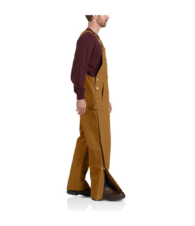Carhartt Men's Loose Fit Firm Duck Insulated Bib Overall 104393