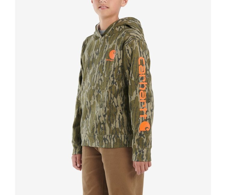 Carhartt Boys' Long-Sleeve Camo Graphic Sweatshirt - Mossy Oak