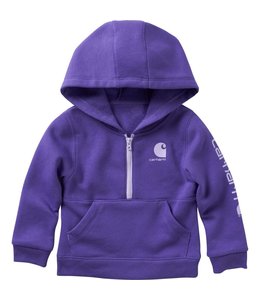 Carhartt Girl's Infant/Toddler Long-Sleeve Half-Zip Sweatshirt CA9911