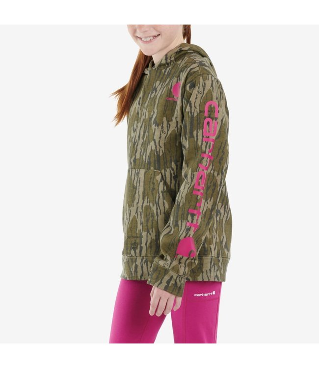 Carhartt Girl's Long-Sleeve Camo Sweatshirt CA9895