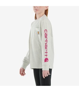 Carhartt Girl's Long-Sleeve Graphic Pocket T-Shirt CA9887