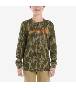 Carhartt Boy's Long-Sleeve Camo T-Shirt CA6281