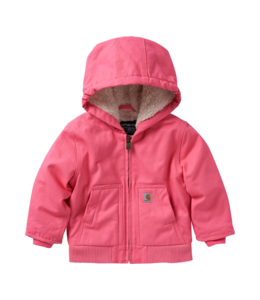 Carhartt Girl's Infant/Toddler Canvas Insulated Hooded Active Jac CP9566