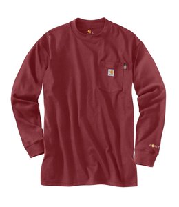 Carhartt Men's Flame-Resistant Force Cotton Long-Sleeve T-Shirt 100235