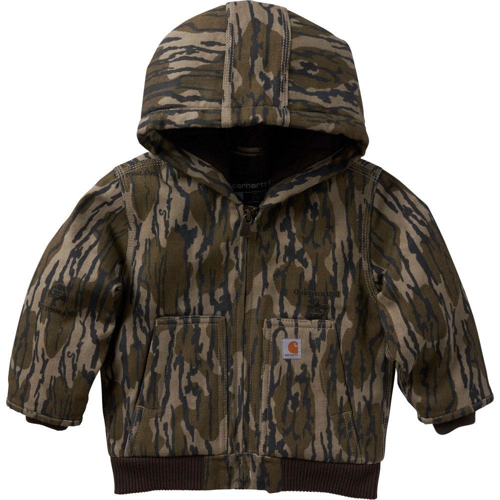 ジャケット・アウター 10s carhartt active jacket camouflage Carhartt Men's Duck Insulated Camo Jacket - Mossy Oak Bottomland