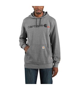 Carhartt Men's Flame-Resistant Force Loose Fit Midweight Hooded Logo Graphic Sweatshirt 104771