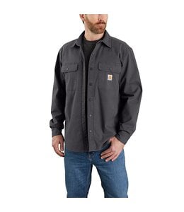 Carhartt Men's Rugged Flex® Relaxed Fit Canvas Fleece-Lined Shirt Jac 105419