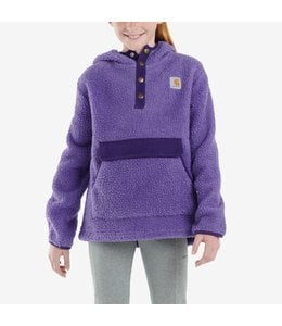 Carhartt Girl's Long-Sleeve Fleece Quarter-Snap Sweatshirt CA9898