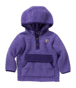 Carhartt Girl's Toddler Long-Sleeve Quarter Snap Sweatshirt CA9913