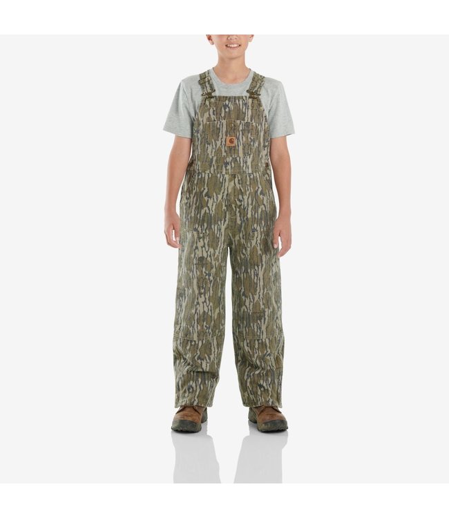 Carhartt Boy's Loose Fit Canvas Insulated Double-Front Camo Bib Overall CM8730