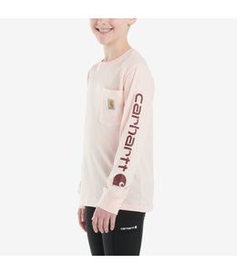 Carhartt Girl's Long-Sleeve Graphic Pocket T-Shirt CA9902