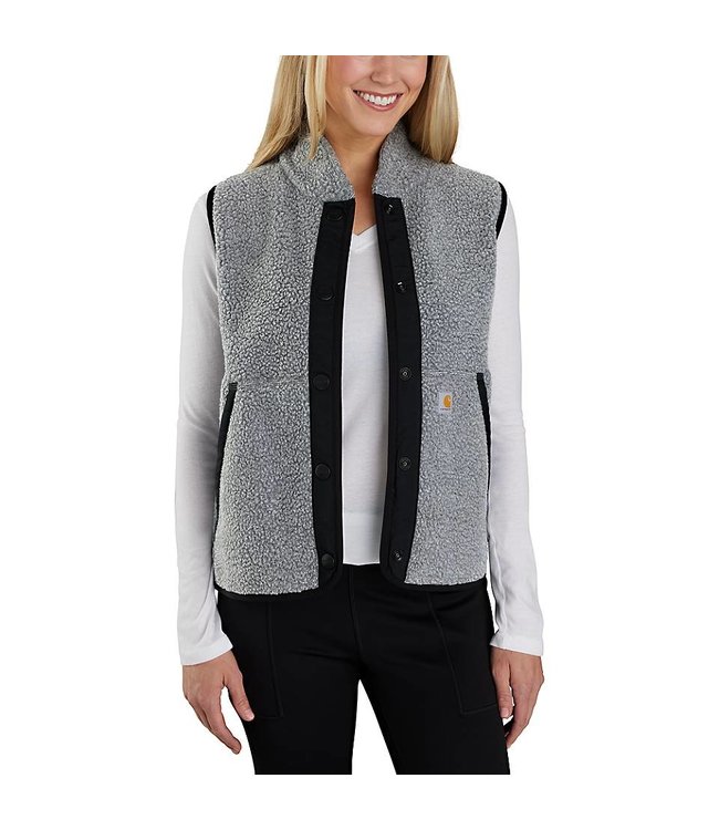 Carhartt Women's Relaxed Fit Fleece Button Front Vest 104924