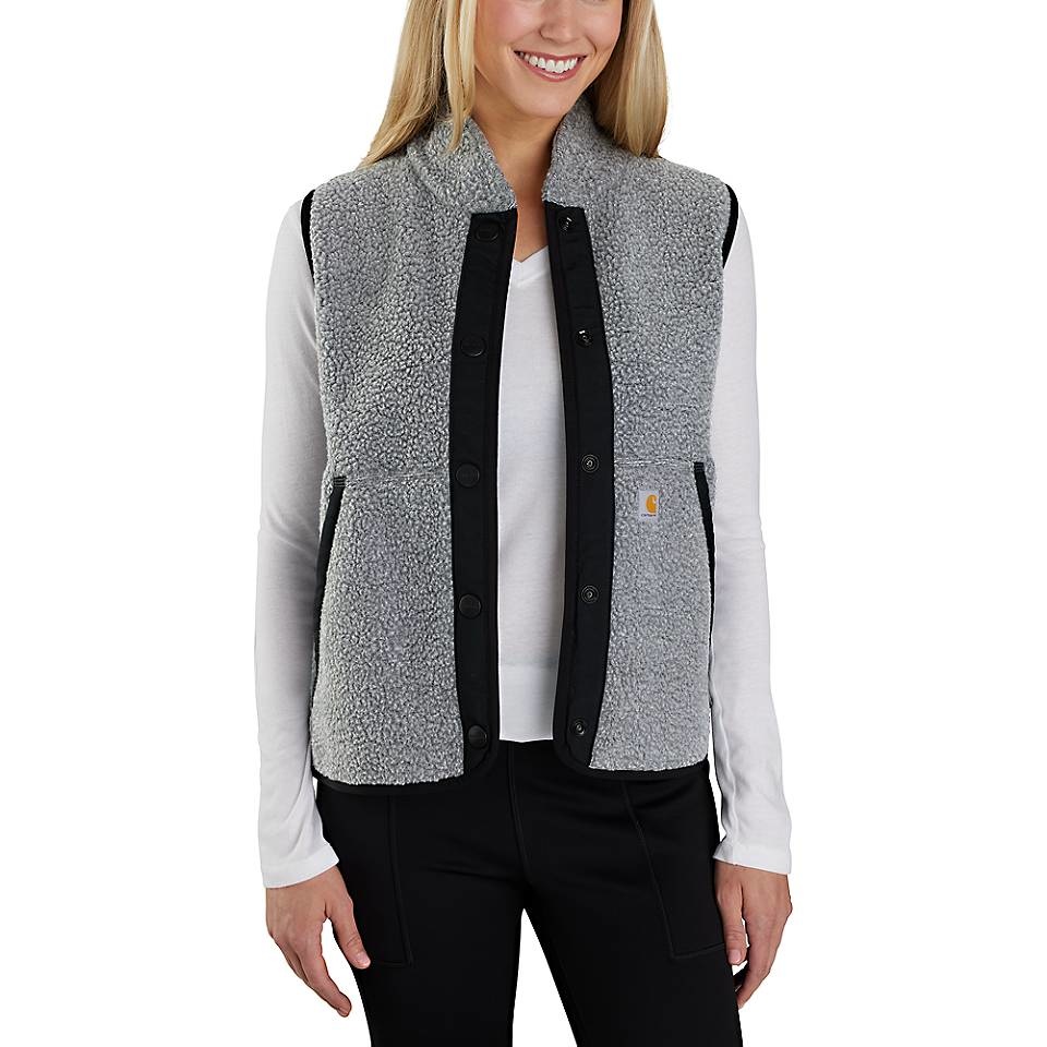 fuzzy carhartt vest
