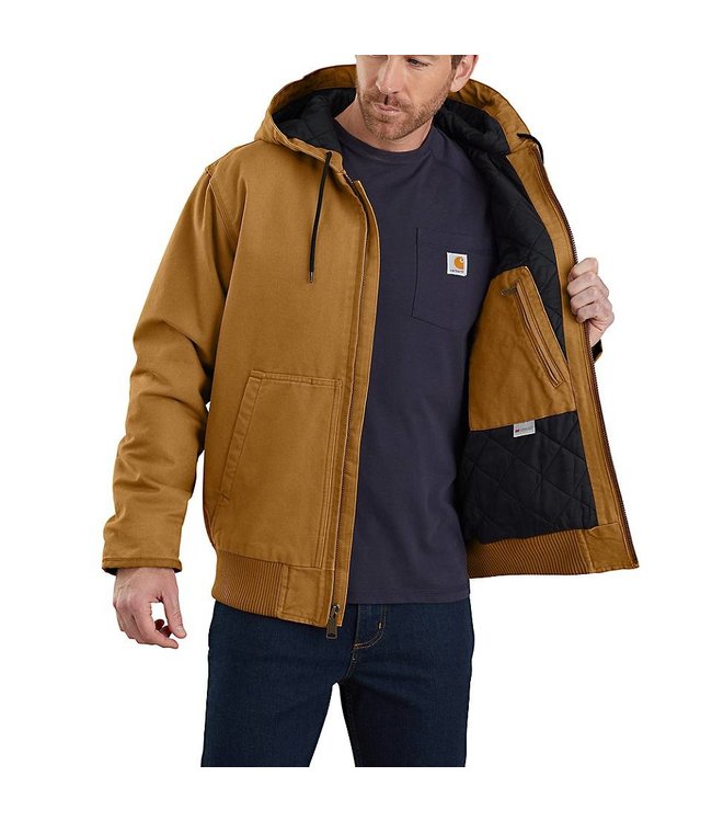Carhartt Men's Washed Duck Insulated Active Jacket - Traditions ...