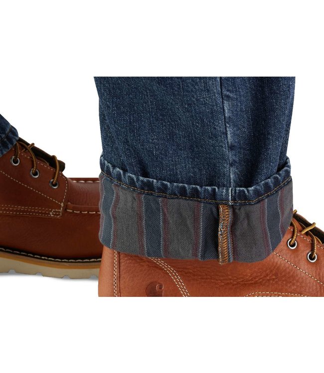 Carhartt Men's Relaxed Fit Flannel-Lined 5-Pocket Jean 104942