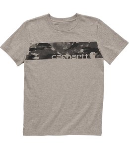 Carhartt Boy's Short-Sleeve Camo Stripe T-Shirt CA6373