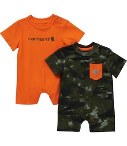 Carhartt Boy's Infant Short-Sleeve Camo Romper Set CG8844