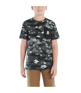 Carhartt Boy's Short-Sleeve Camo Pocket T-Shirt CA6372