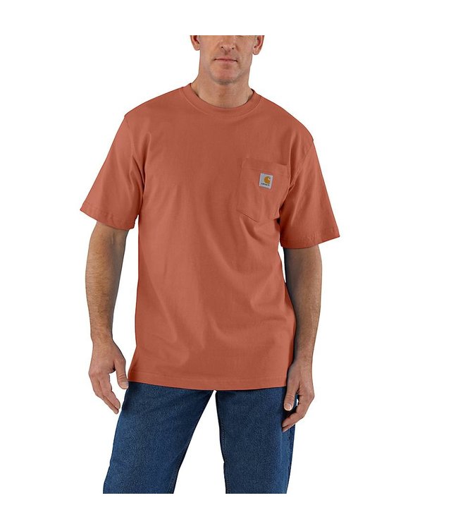 Carhartt Men's Loose Fit Heavyweight Short-Sleeve Pocket T-Shirt K87