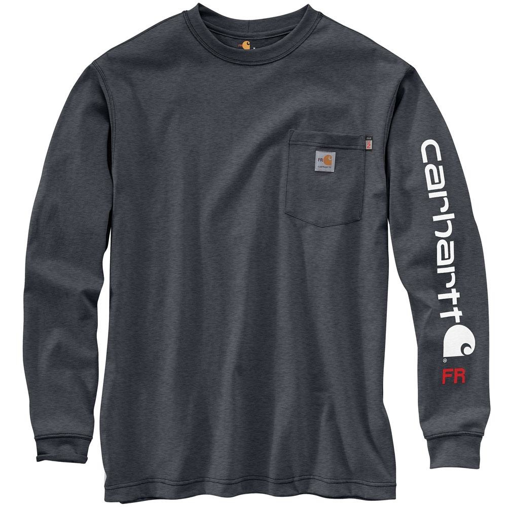  Carhartt Men's 100235 Flame-Resistant Force Long Sleeve Cotton  T-Shirt : Clothing, Shoes & Jewelry