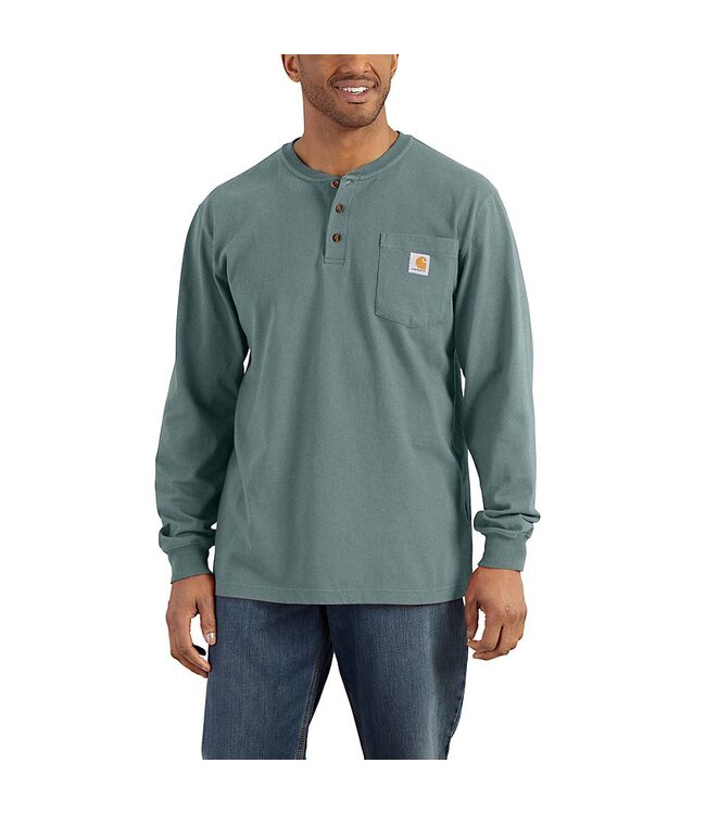 Carhartt Men's Workwear Long-Sleeve Henley T-Shirt K128