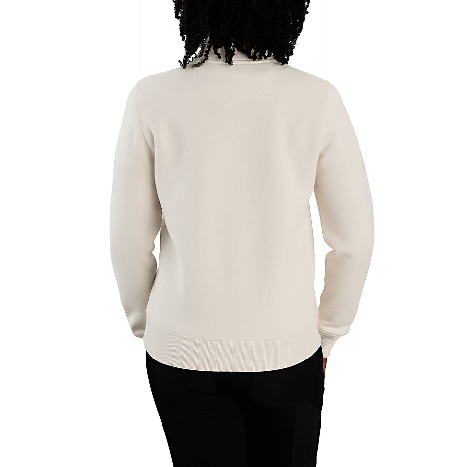 Carhartt Women's Relaxed Fit Midweight Half Zip Sweatshirt - Xs - Malt