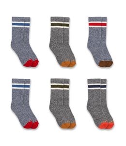 Carhartt Kid's Midweight Camp Crew Sock 6-Pack SC0146